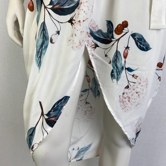 EBBY AND I Floral Print One Front Slit Dress - Picture 6 of 9